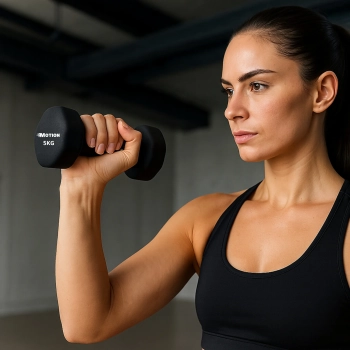 HANTEL HANTELKI OBCIĄŻNIKI DO ĆWICZEŃ MIĘŚNI FITNESS 5KG